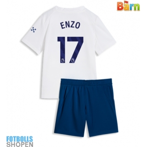 Billiga Manchester City Enzo Fernandez #17 Tredjeställ Barn 2026-27 Kortärmad (+ Korta byxor)